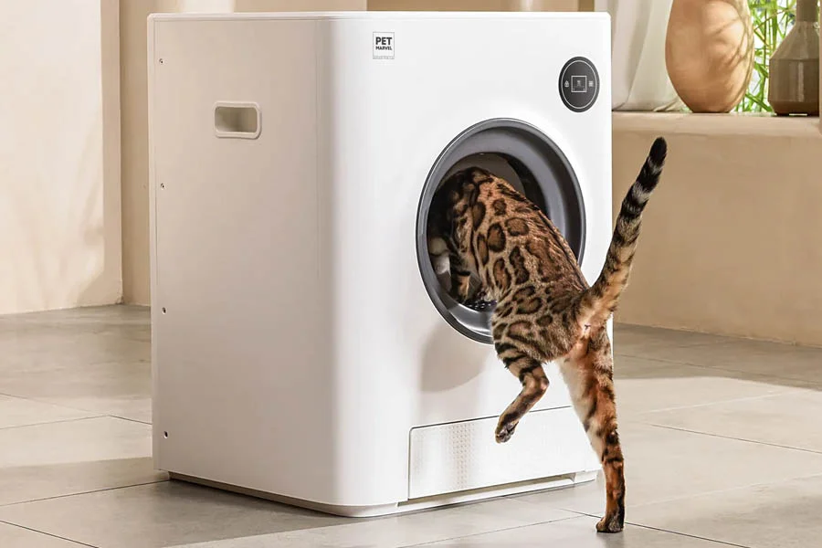 spinning litter box