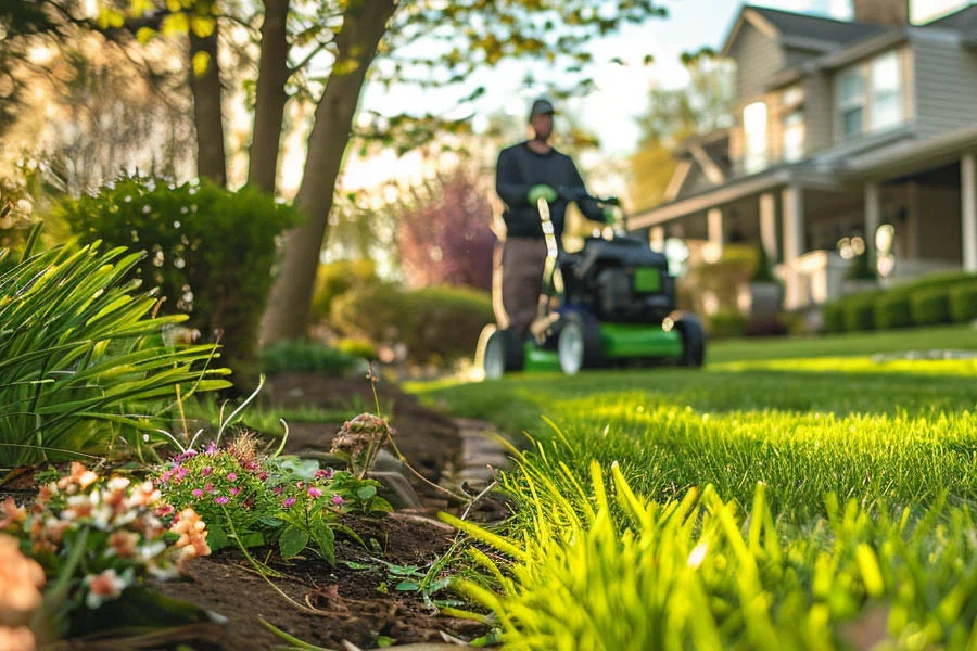 battery operated lawn mower