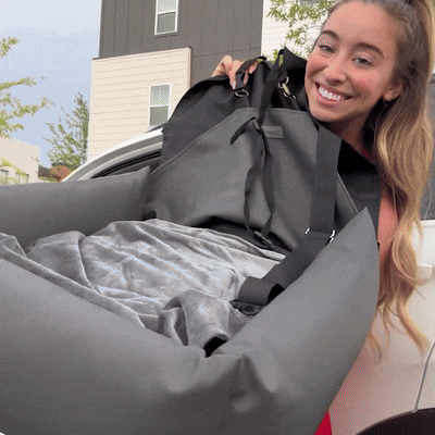 Eco Leather Dog Car Seat (3)